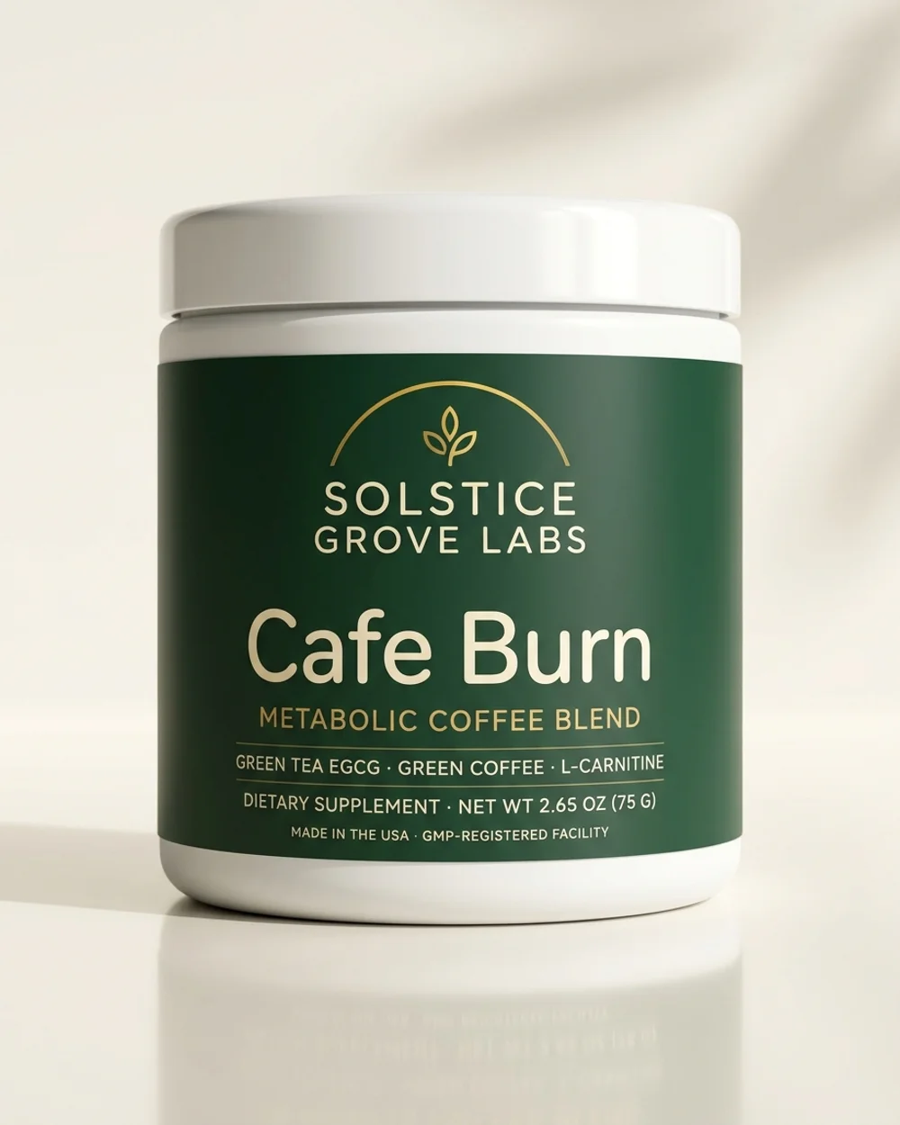 Solstice Grove Labs Cafe Burn coffee drink mix