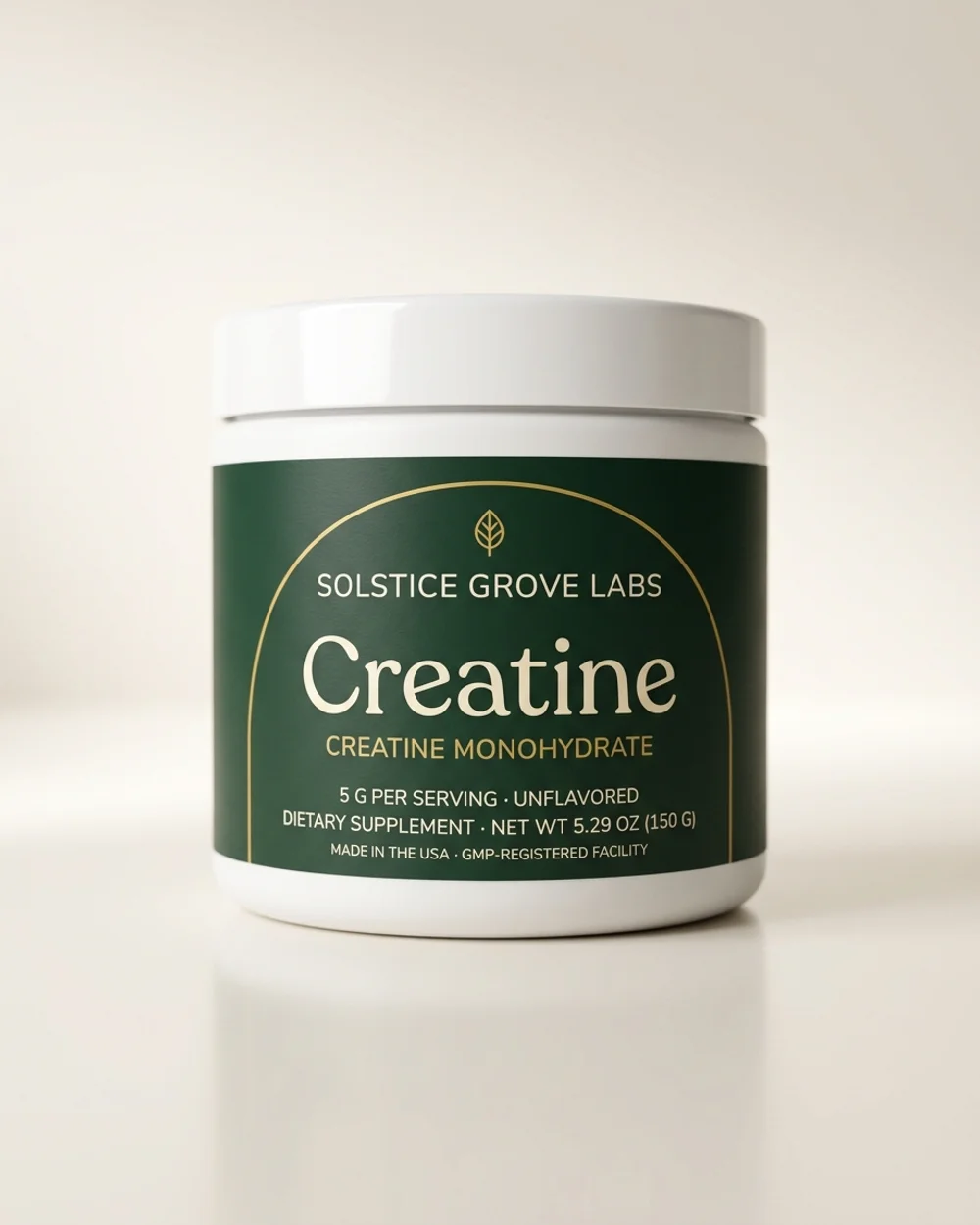 Solstice Grove Labs Creatine Monohydrate powder