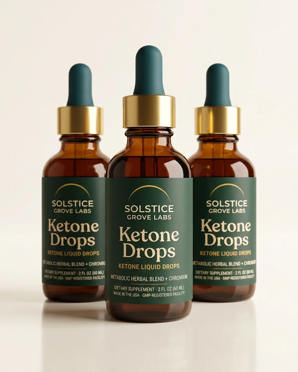 Ketone Drops 3-bottle supply