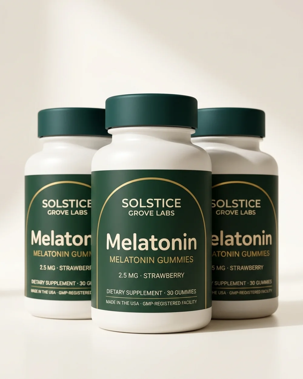 Melatonin Gummies 3-bottle supply