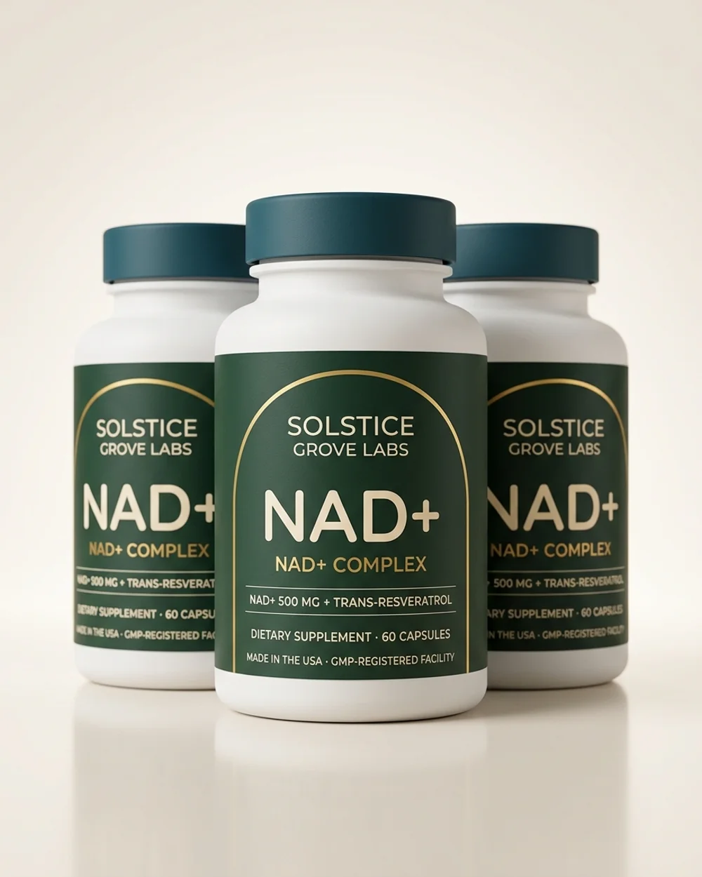 NAD+ Capsules 3-bottle supply