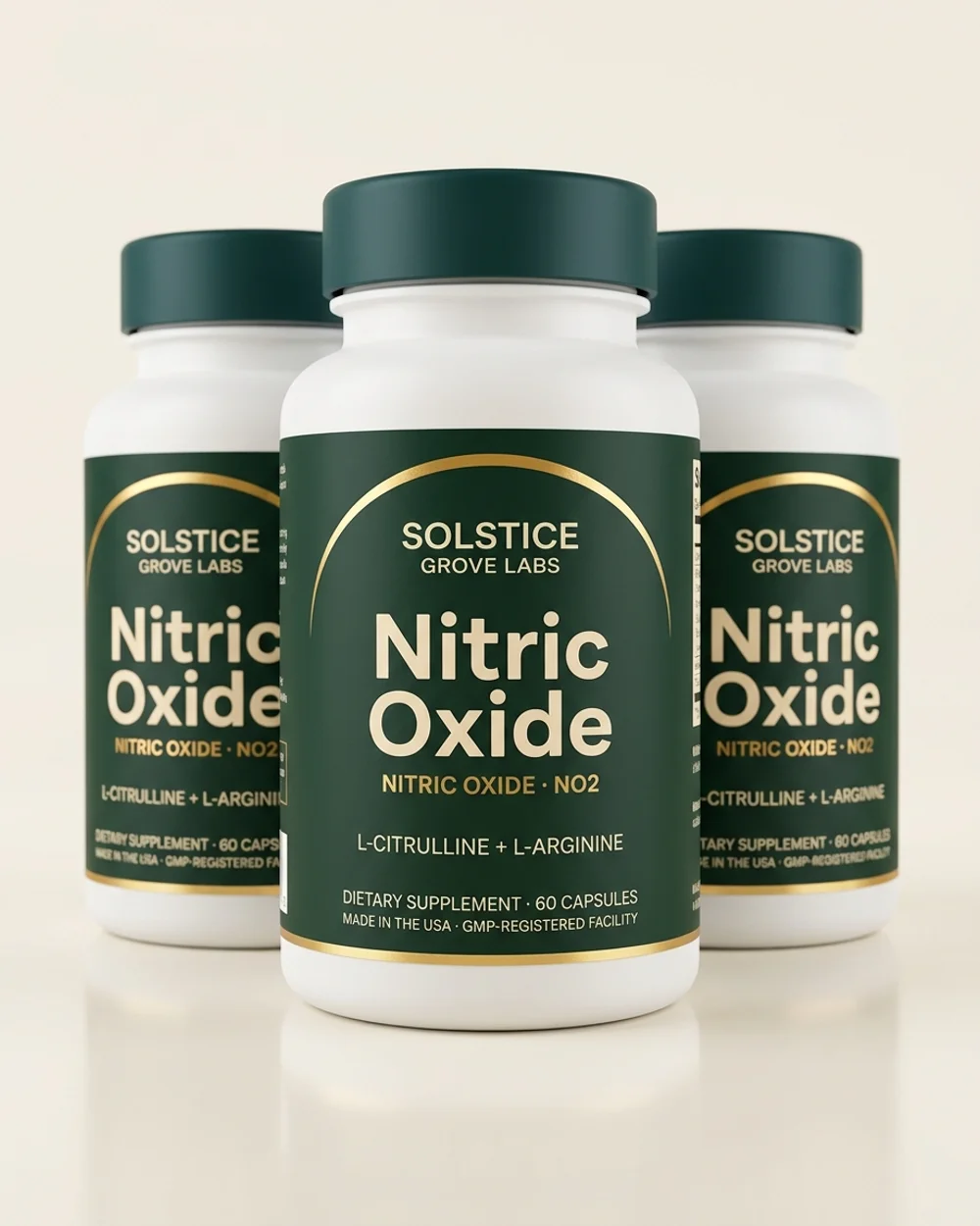 Nitric Oxide 3-bottle supply