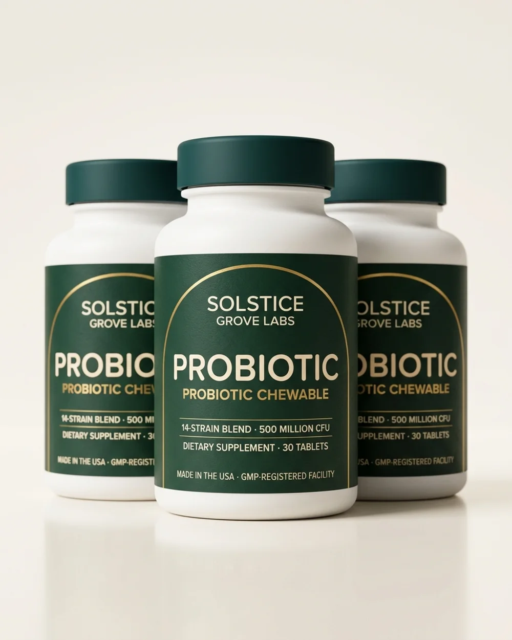 Probiotic Chewable 3-bottle supply